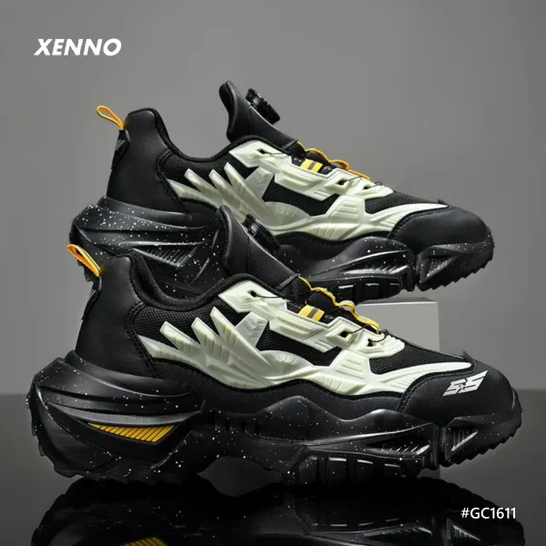Sports Rotary Button Armor Sneakers